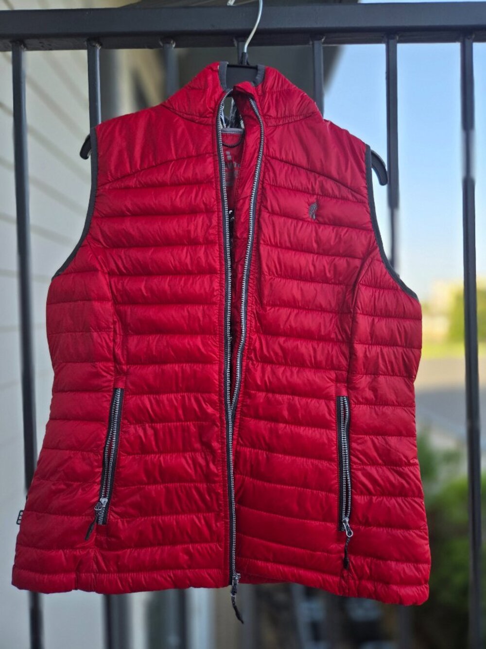 Elevate Red Puffy Vest w/ Hood